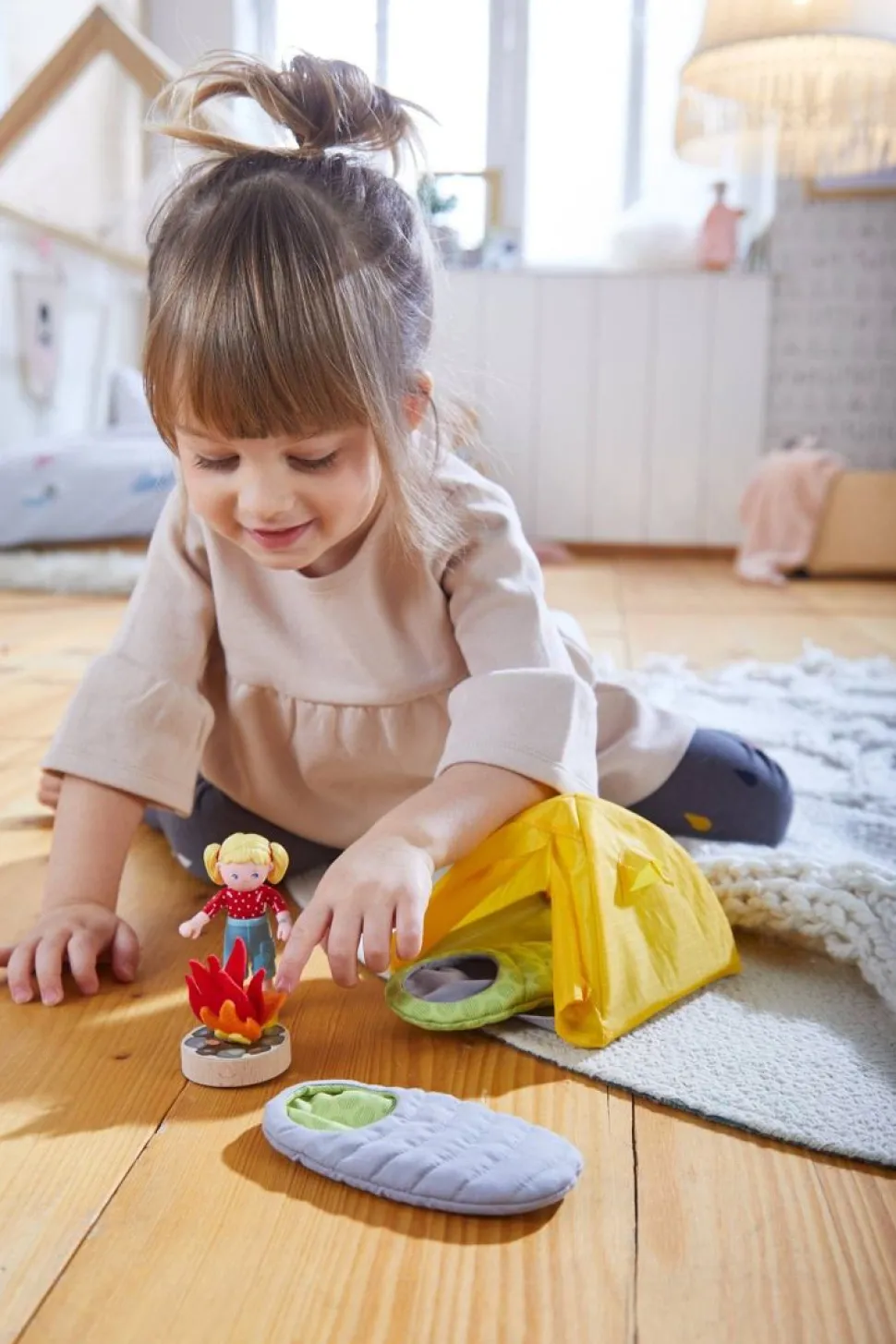 Best HABA Little Friends Camping Trip Play Set With Sleeping Bags