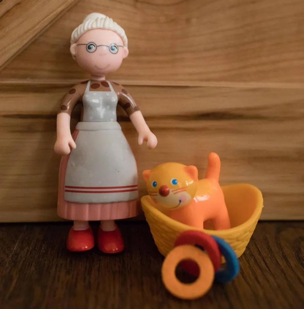 Cheap HABA Little Friends Cat Kiki With Basket