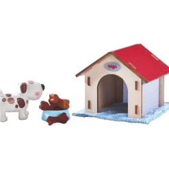 Clearance HABA Little Friends Dog Lucky With Doghouse