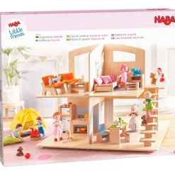 Cheap HABA Little Friends Dollhouse Town Villa With Furniture
