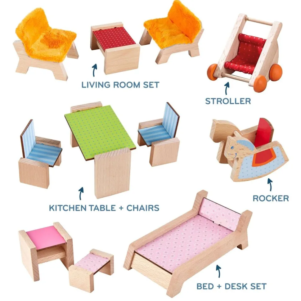 Shop HABA Little Friends Family Fun Dollhouse Bundle With Doghouse