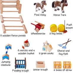 Clearance HABA Little Friends Happy Horse Riding Stable