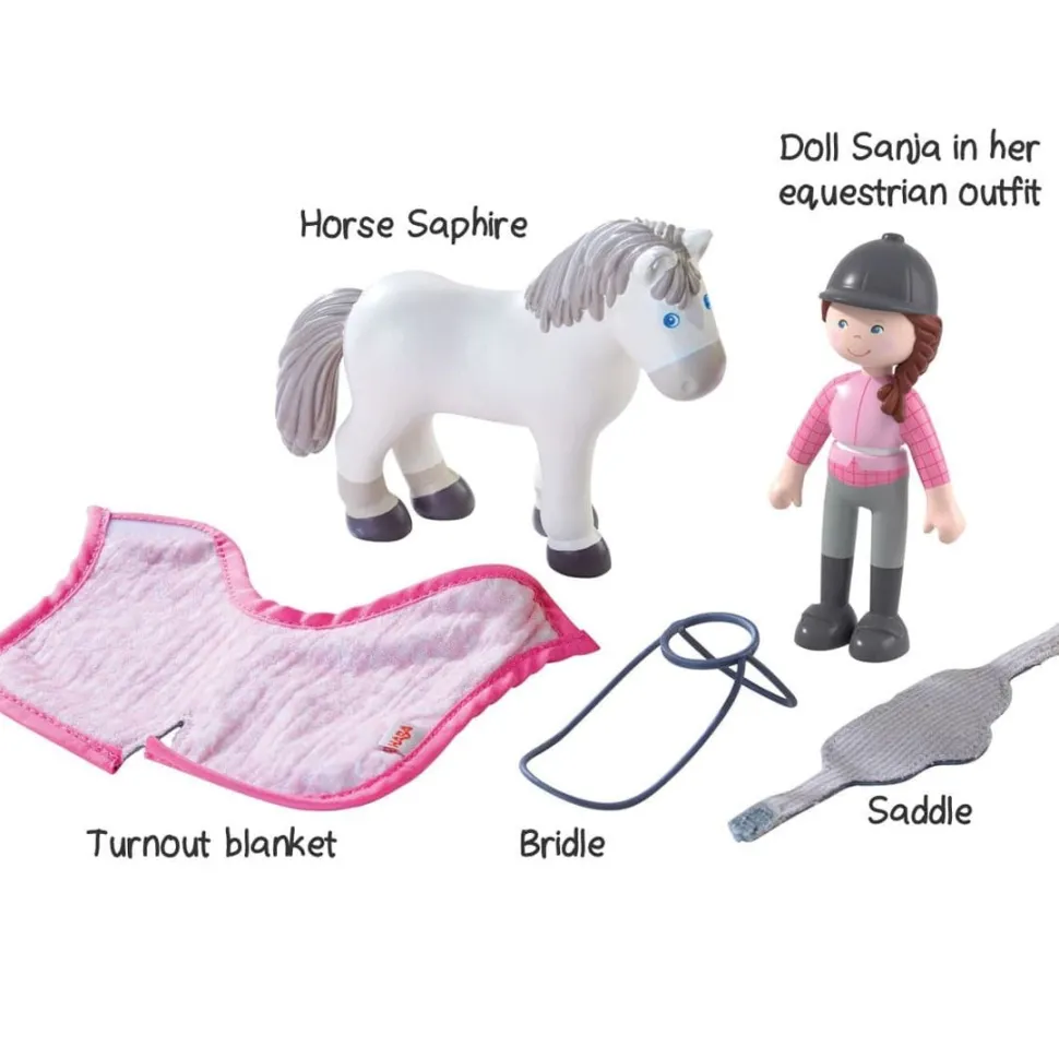 Outlet HABA Little Friends Rider Sanya And Horse Saphira Play Set