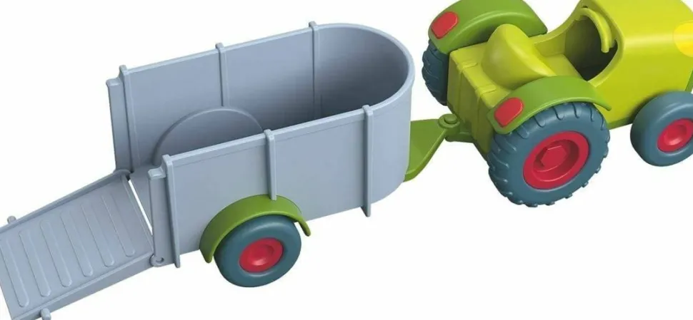 Fashion HABA Little Friends Tractor And Trailer