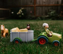 Fashion HABA Little Friends Tractor And Trailer