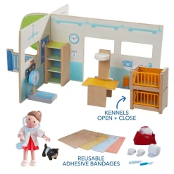 Shop HABA Little Friends Vet Clinic Play Set With Rebecca Doll