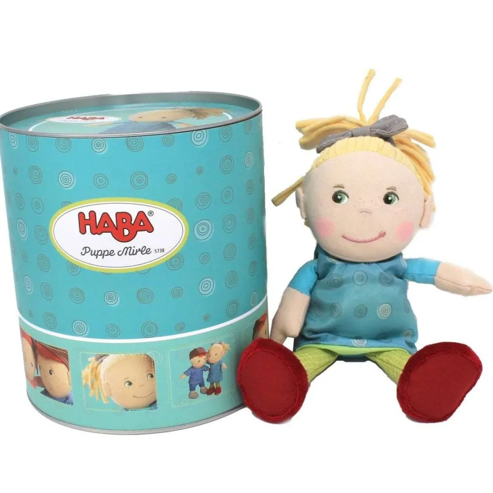 Fashion HABA Mirle Soft 8" Baby Doll In Gift Tin