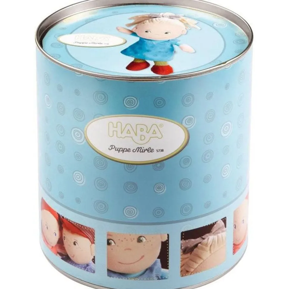 Fashion HABA Mirle Soft 8" Baby Doll In Gift Tin