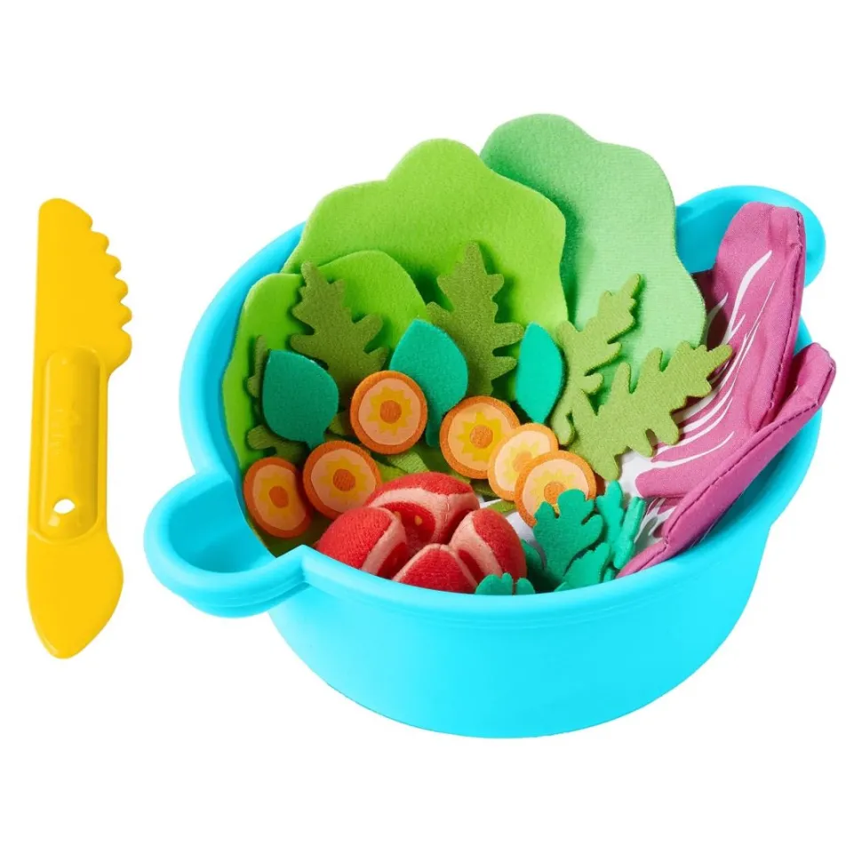 Sale HABA Mixed Salad Bowl With Felt Veggies