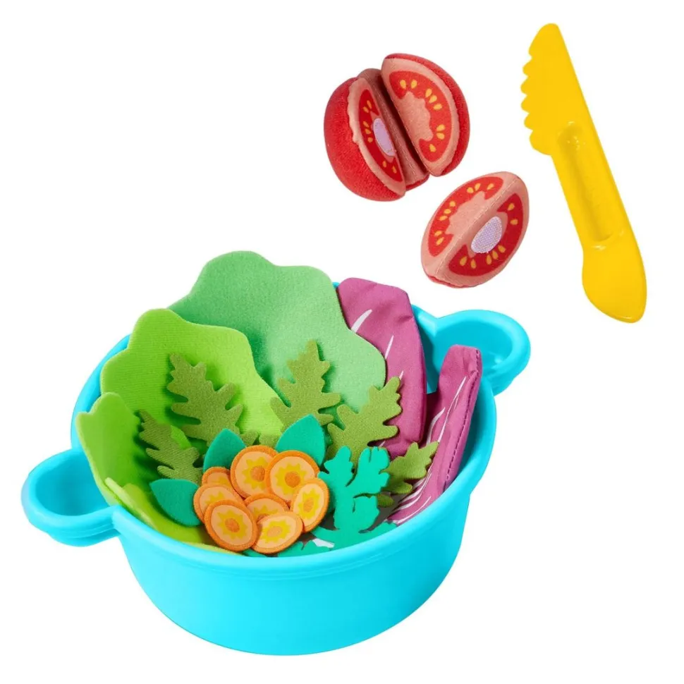 Sale HABA Mixed Salad Bowl With Felt Veggies