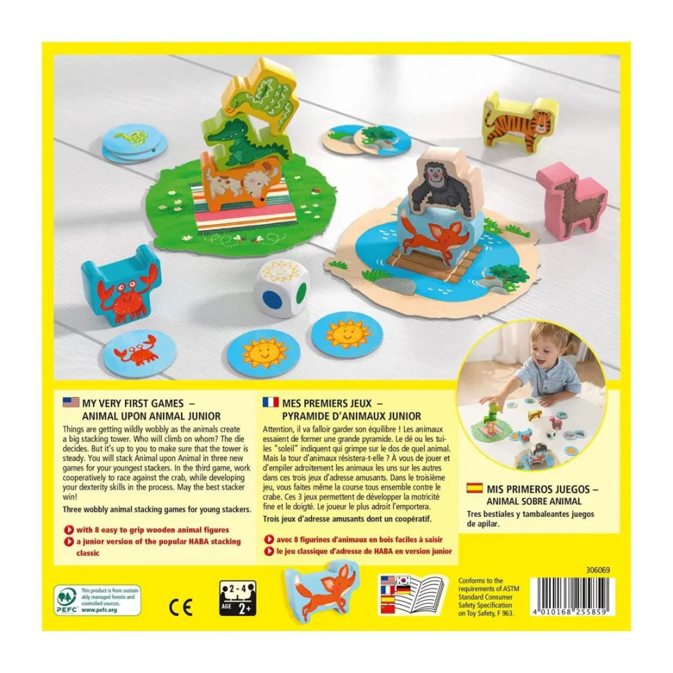 New HABA My Very First Games - Animal Upon Animal Junior