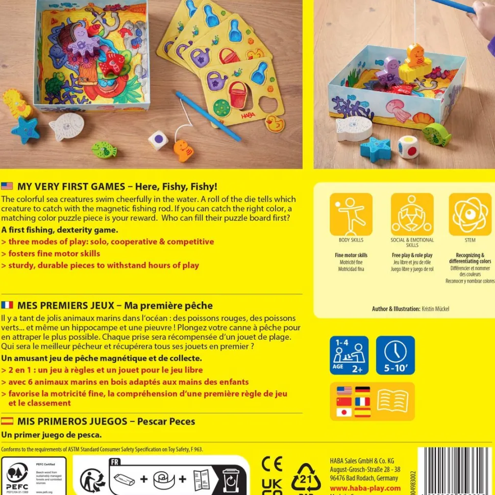 Best HABA My Very First Games - Here, Fishy, Fishy! Magnetic Game