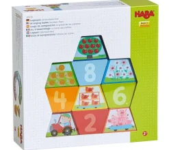 New HABA Numbers Farm Wooden Arranging Game