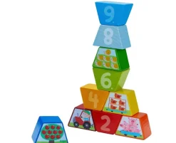 New HABA Numbers Farm Wooden Arranging Game