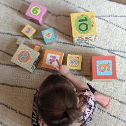 Shop HABA On The Farm Cardboard Stacking & Nesting Cubes
