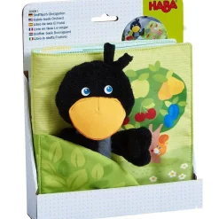 Hot HABA Orchard Soft Book With Raven Finger Puppet