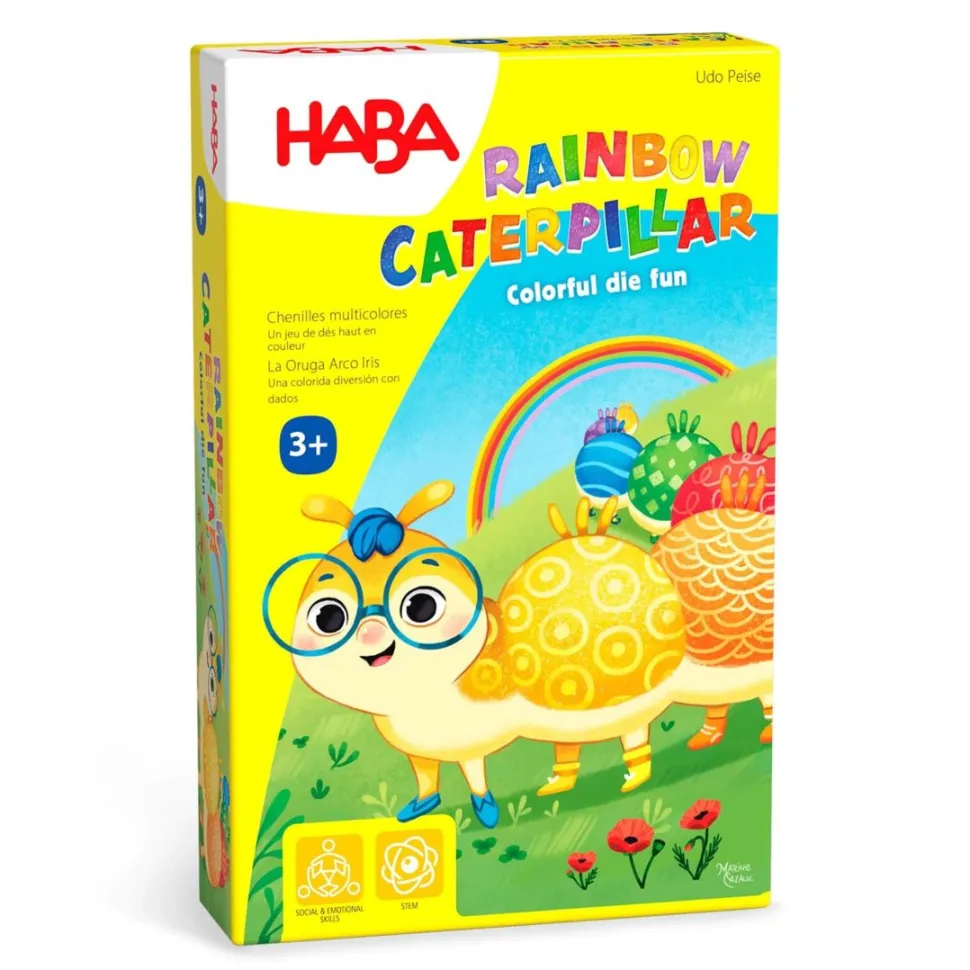Flash Sale HABA Rainbow Caterpillar Arranging Game