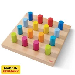 Hot HABA Rainbow Whirls Wooden Sorting And Stacking Game