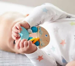 Cheap HABA Rattlefish Wooden Baby Rattle