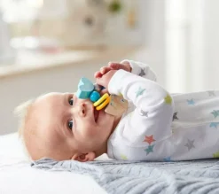 Cheap HABA Rattlefish Wooden Baby Rattle