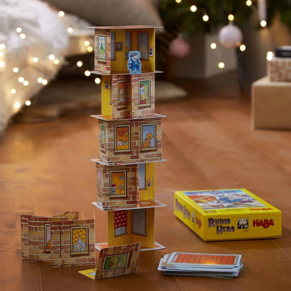 Store HABA Rhino Hero Stacking Cards Game
