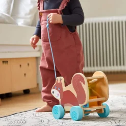 Best Sale HABA Squirrel Pull Along Toy Sorting Box