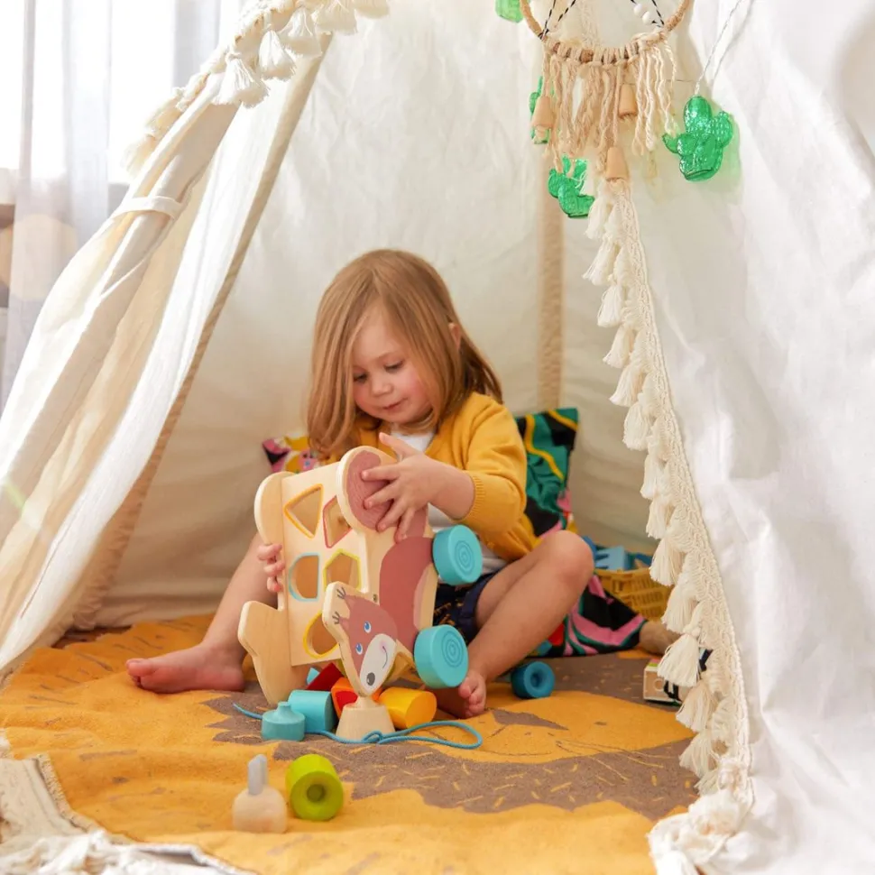 Best Sale HABA Squirrel Pull Along Toy Sorting Box