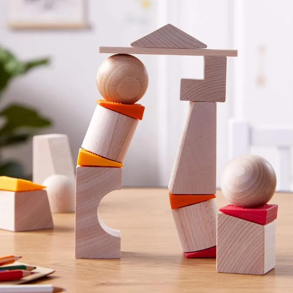 Fashion HABA Teetering Towers Wooden Blocks