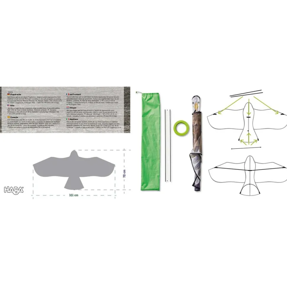 Fashion HABA Terra Kids Bald Eagle Kite