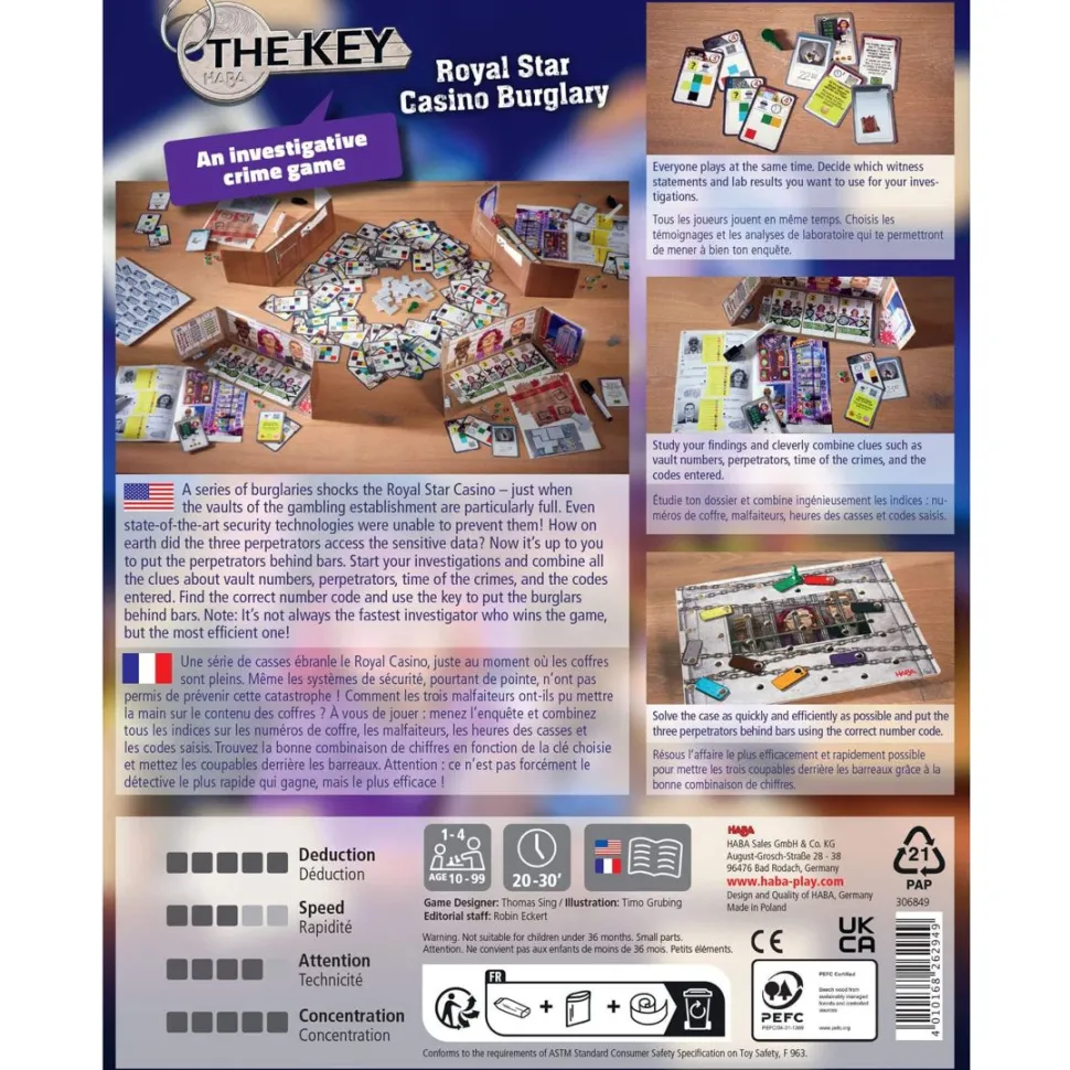Shop HABA The Key - Royal Star Casino Burglary