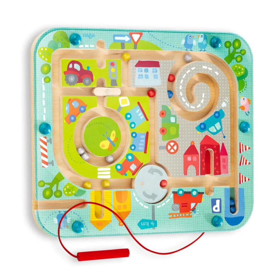 Clearance HABA Town Maze Magnetic Puzzle Game