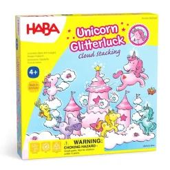 Hot HABA Unicorn Glitterluck - Cloud Stacking Game