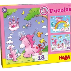 Fashion HABA Unicorn Glitterluck Set Of 3 Puzzles