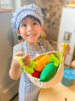 Fashion HABA Vegetable Basket Soft Play Food