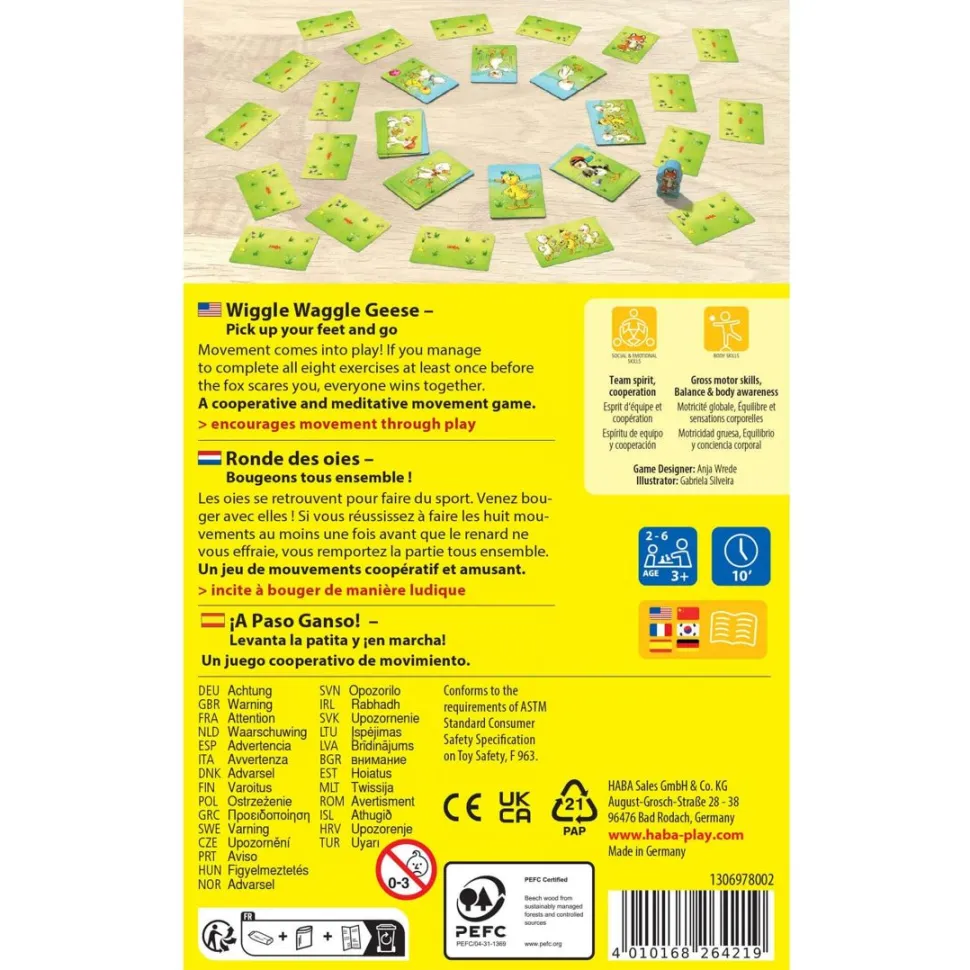 New HABA Wiggle Waggle Geese Cooperative Game
